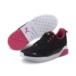 Puma Women's Anzarun Trainers Black / Glowing Pink / White -Sporty Life Shop 371131 13