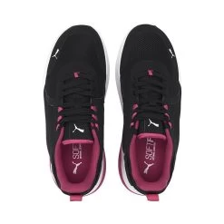 Puma Women's Anzarun Trainers Black / Glowing Pink / White -Sporty Life Shop 371131 13 sv04