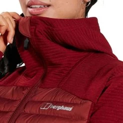 Berghaus Women's Nula Hybrid Insulated Jacket Syrah -Sporty Life Shop 4 a000778x60 w1