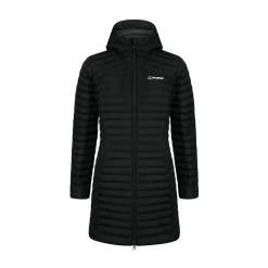 Berghaus Women's Nula Micro Long Jacket With Hood Black