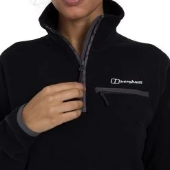 Berghaus Women's Prism 2.0 Micro Fleece Half Zip Black -Sporty Life Shop 4 a000967bp6 e2