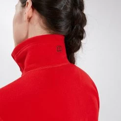 Berghaus Women's Prism 2.0 Micro Fleece Half Zip Goji Berry -Sporty Life Shop 4 a000967gw2 w1