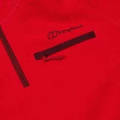 Berghaus Women's Prism 2.0 Micro Fleece Half Zip Goji Berry -Sporty Life Shop 4 a000967gw2 z1