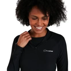 Berghaus Women's 24/7 Half Zip Black -Sporty Life Shop 4 a001070bp6 x8 1