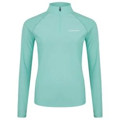 Berghaus Women's 24/7 Half Zip Dusty Jade Green 14 Berghaus Women's 24/7 Half Zip Dusty Jade Green -Sporty Life Shop 4 a001070fy1 y1