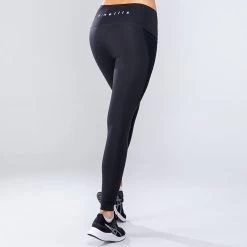 Women's Carrie Full Length Leggings Black / White -Sporty Life Shop 4t5a0234 2