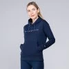 Women's Carrie Fleece Pullover Hoodie Marine / Blue / White -Sporty Life Shop 4t5a1417