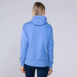 Women's Carrie Fleece Pullover Hoodie Blue / Marine / White -Sporty Life Shop 4t5a1445