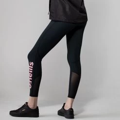 Women's Anya 7/8 Length Leggings Black / Pink -Sporty Life Shop 4t5a1697 1