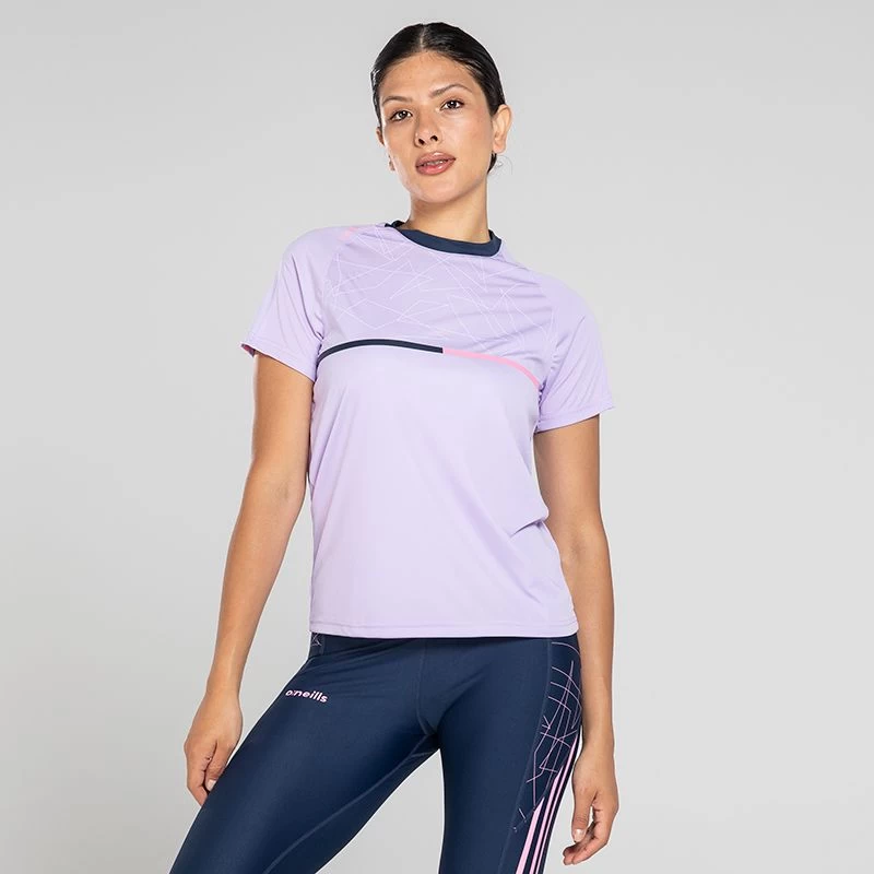 Women's Dolmen T-Shirt Purple / Marine / Pink 3 Women's Dolmen T-Shirt Purple / Marine / Pink