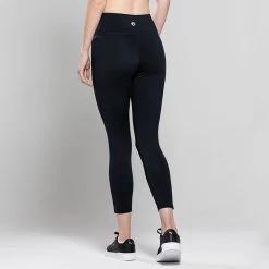 Women's Ariel 7/8 Length Leggings Black / White -Sporty Life Shop 4t5a6430