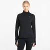 Puma Women's Favourite 1/4 Zip Running Top Black