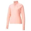 Puma Women's Favourite 1/4 Zip Running Top Electro Peach -Sporty Life Shop 520184 25