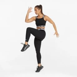 Puma Women's Strong High Waisted Training Leggings Black 9 Puma Women's Strong High Waisted Training Leggings Black -Sporty Life Shop 521601 01 mod03
