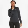 Puma Women's Train Strong Quarter Zip Top Black -Sporty Life Shop 521839 01 mod01