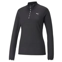Puma Women's Strong Quarter Zip Top Black