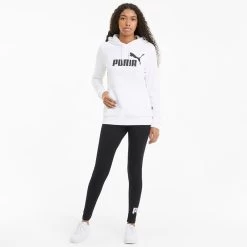 Puma Women's Essentials Logo Leggings Black -Sporty Life Shop 586832 01 mod03 1