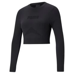 Puma Women's Evostripe Long Sleeve Training Top Puma Black -Sporty Life Shop 586913 01