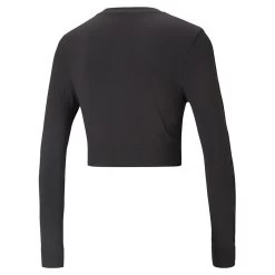 Puma Women's Evostripe Long Sleeve Training Top Puma Black -Sporty Life Shop 586913 01 bv