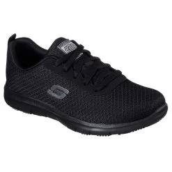 Skechers Women's Work Relaxed Fit: Ghenter - Bronaugh SR Black -Sporty Life Shop 77210ec blk
