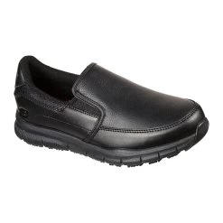Skechers Women's Work Relaxed Fit: Nampa - Annod SR Slip-On Runners Black / Black -Sporty Life Shop 77236ec blk large