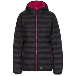 Trespass Women's Abigail Jacket Black / Cassis 19 Trespass Women's Abigail Jacket Black / Cassis -Sporty Life Shop abigail faclcatr0001 blk a