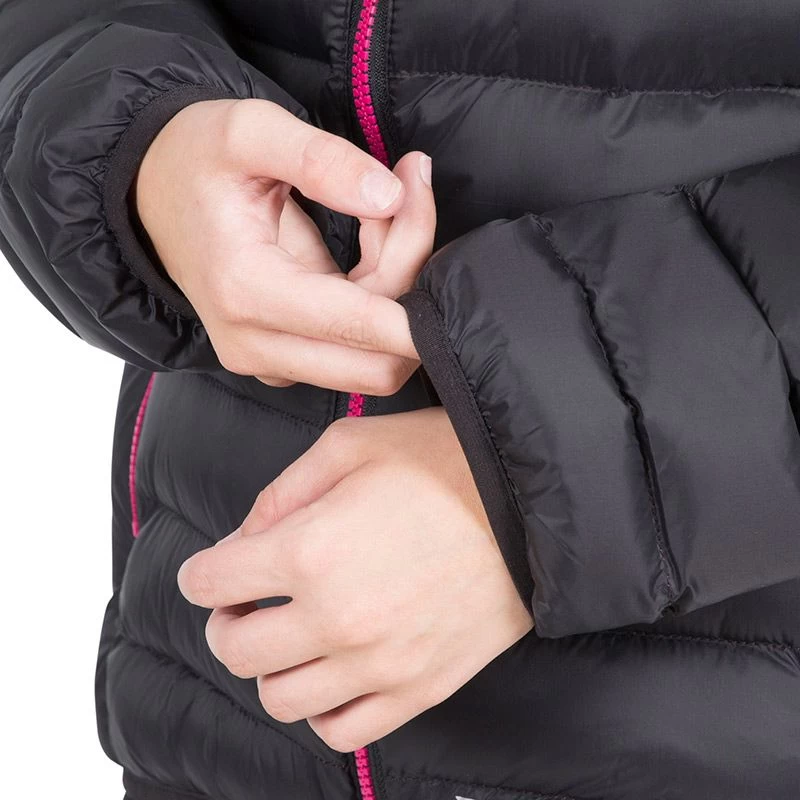 Trespass Women's Abigail Jacket Black / Cassis 6 Trespass Women's Abigail Jacket Black / Cassis - Image 4