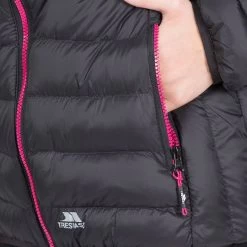 Trespass Women's Abigail Jacket Black / Cassis 15 Trespass Women's Abigail Jacket Black / Cassis -Sporty Life Shop abigail faclcatr0001 blk m06