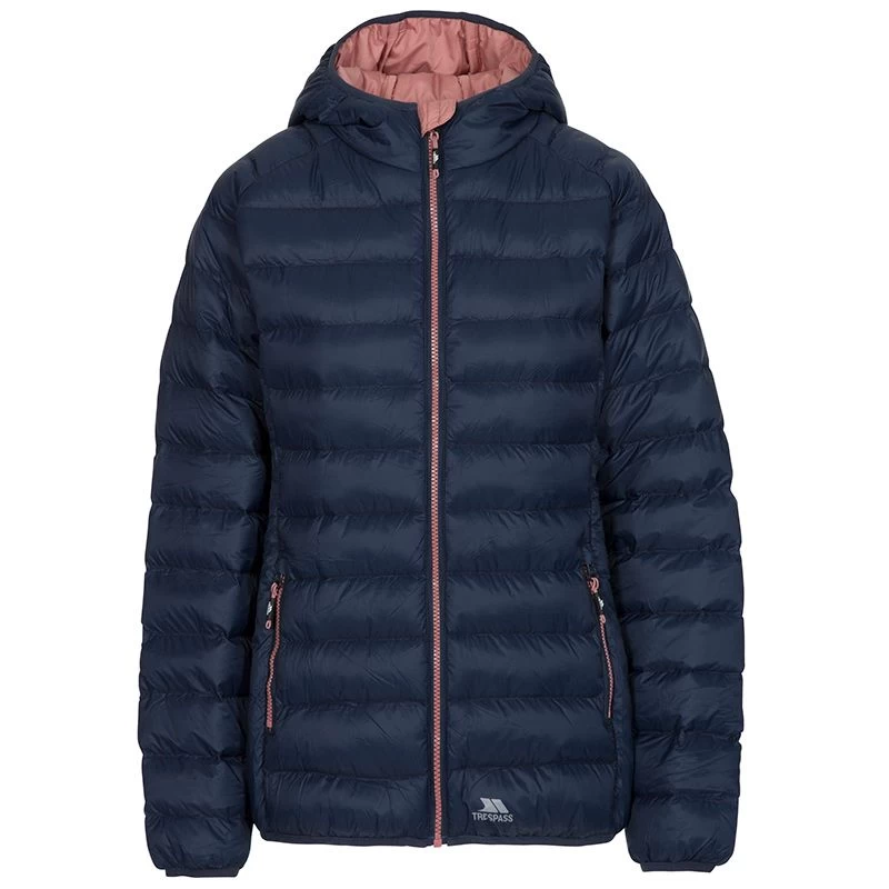 Trespass Women's Abigail Jacket Navy / Dusty Rose 10 Trespass Women's Abigail Jacket Navy / Dusty Rose - Image 8