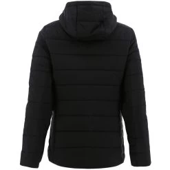 Women's Alex Hooded Padded Jacket Black / Pink -Sporty Life Shop alex 072 hooded padded jkt blk pnk 2