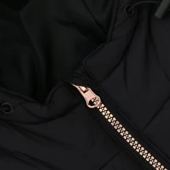 Women's Alex Hooded Padded Jacket Black / Pink -Sporty Life Shop alex 072 hooded padded jkt blk pnk 4