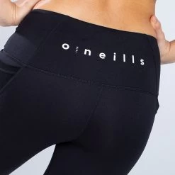 Women's Carrie Full Length Leggings Black / White -Sporty Life Shop am3a0055 1