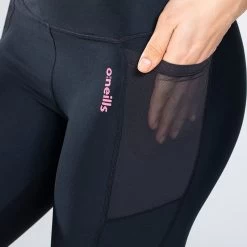 Women's Savannah 7/8 Leggings Black / Pink -Sporty Life Shop am3a0064 4