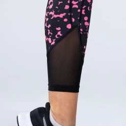 Women's Perrie 7/8 Leggings Black -Sporty Life Shop am3a0072