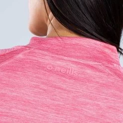Women's Madison Half Zip Midlayer Top Pink -Sporty Life Shop am3a0077