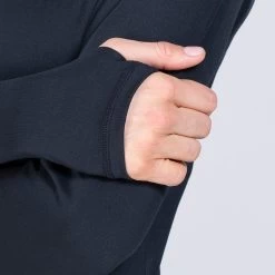 Women's Freya Half Zip Black / Rose Gold -Sporty Life Shop am3a0718