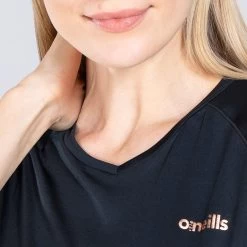 Women's Freya T-Shirt Black / Rose Gold -Sporty Life Shop am3a0725