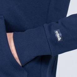 Women's Carrie Fleece Pullover Hoodie Marine / Blue / White -Sporty Life Shop am3a0841