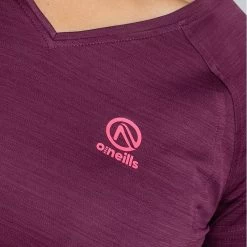 Women's Madison V-Neck T-Shirt Purple -Sporty Life Shop am3a9899