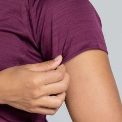 Women's Madison V-Neck T-Shirt Purple -Sporty Life Shop am3a9901