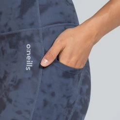 Women's Kora 7/8 Leggings Marine / Silver -Sporty Life Shop am3a9947