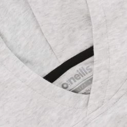 Women's Avelina Cropped Hooded Top Grey -Sporty Life Shop avelina 281 flc crop hoodie gry 4