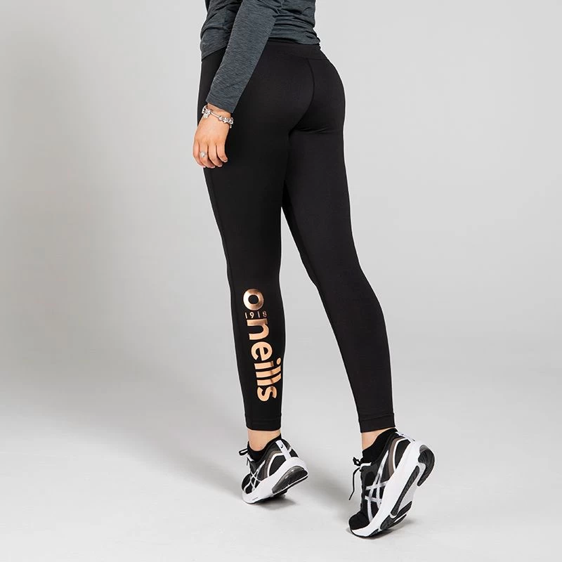 Women's Brodie Leggings Black / Gold 3 Women's Brodie Leggings Black / Gold
