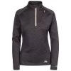 Trespass Women's Fairford Half Zip Fleece Top Black Marl -Sporty Life Shop fairford faflflk10001 bkm a 1