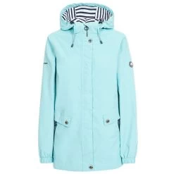 Trespass Women's Flourish Waterproof Hooded Jacket Aquamarine -Sporty Life Shop fajkratr0037aqm 1