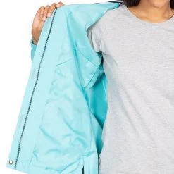 Trespass Women's Flourish Waterproof Hooded Jacket Aquamarine -Sporty Life Shop fajkratr0037aqm 6