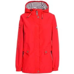 Trespass Women's Flourish Waterproof Hooded Jacket Hibiscus 14 Trespass Women's Flourish Waterproof Hooded Jacket Hibiscus -Sporty Life Shop fajkratr0037hib 1