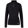 Trespass Women's Terek Half Zip Tec Top Black -Sporty Life Shop fatolstr0051blk 2