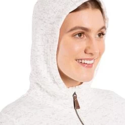 Trespass Women's Winnie Full Zip Hoodie Ghost Marl -Sporty Life Shop fatoswtr0009ghm 7