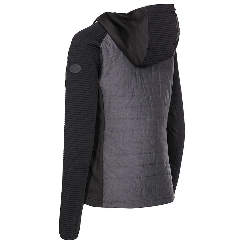 Trespass Women's Grace Full Zip Hybrid Jacket Black 7 Trespass Women's Grace Full Zip Hybrid Jacket Black - Image 5